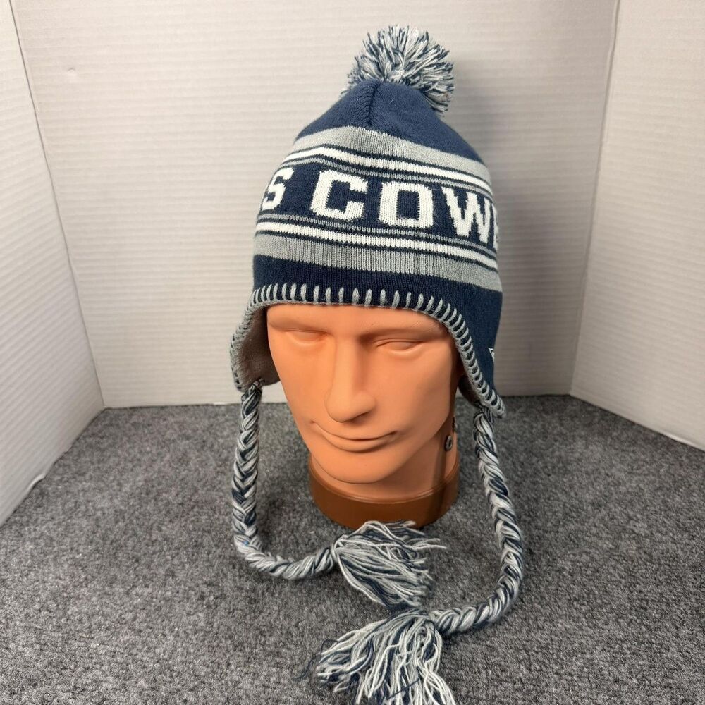 Dallas Cowboys Hat Cap Youth One Size Blue Beanie NFL Football Team Apparel